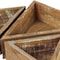 Ekena Millwork Triangle, Closed Back, Vintage Farmhouse Shadow Box Shelves, Barnwood Decor Collection, PK3 DECR15SBTRCBBR - alternate 6